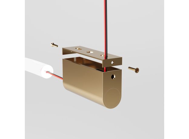 Накладные крепления для круглого гибкого неона Full light латунь FL 28101