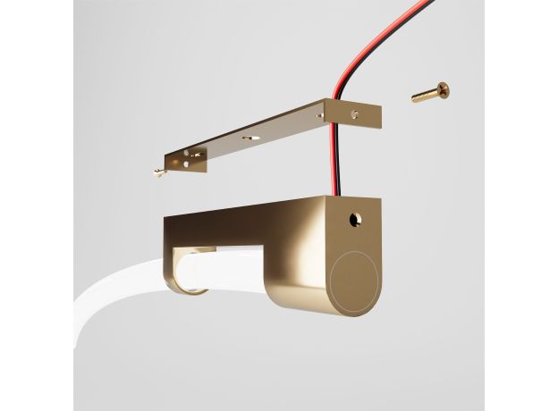 Накладные крепления для круглого гибкого неона Full light латунь FL 28160