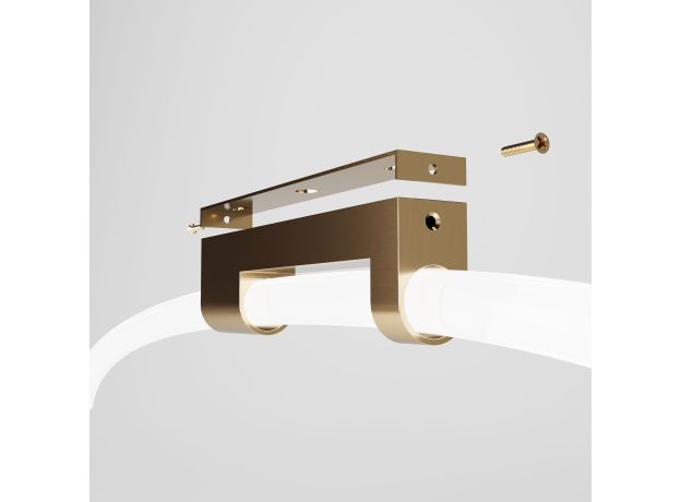 Накладные крепления для круглого гибкого неона Full light латунь FL 28161