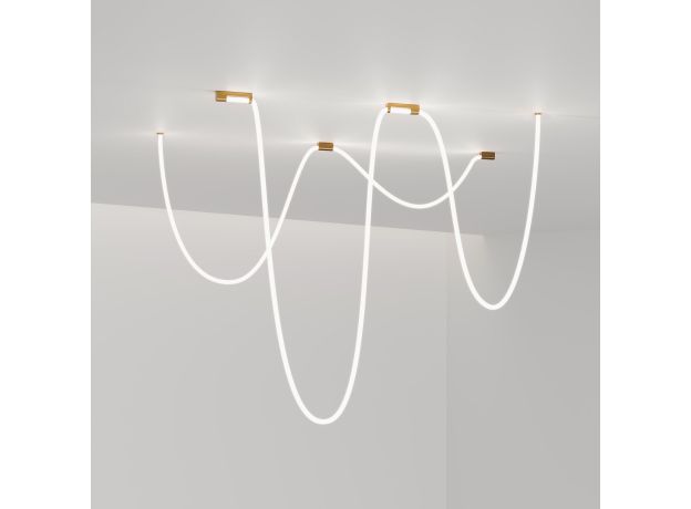 Накладные крепления для круглого гибкого неона Full light латунь FL 28161