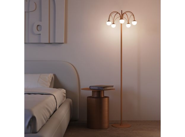 Напольный светодиодный светильник с регулировкой цветовой температуры Ragno 90194 золото