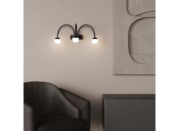 Настенный светодиодный светильник Ragno 90031/3 черный