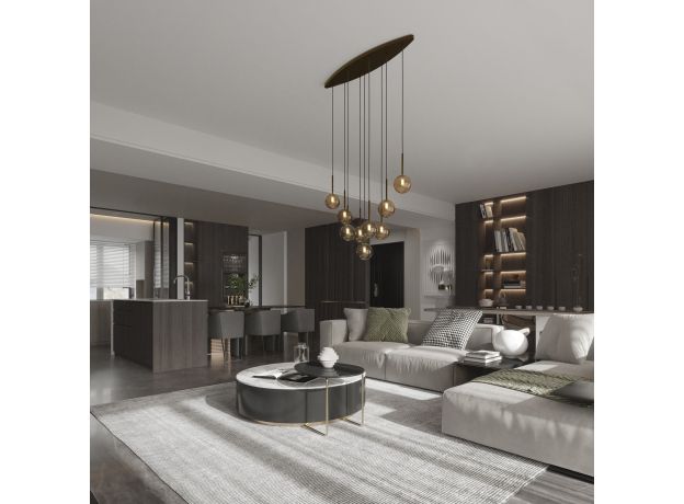 Подвесной светильник со стеклянным плафоном 6149 Estera