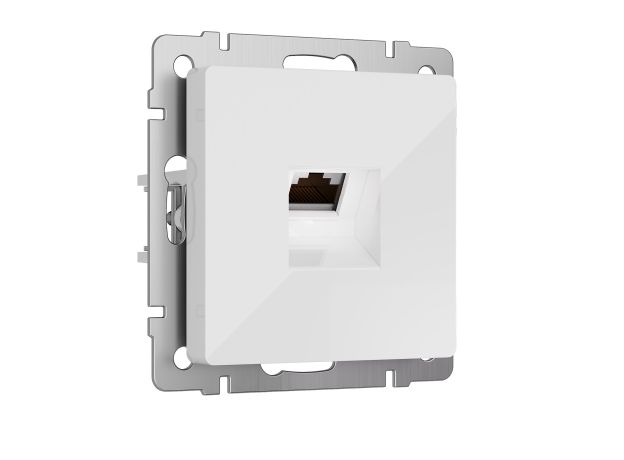 Розетка Ethernet RJ-45 cat. 6A экранированная (белый) W5120101