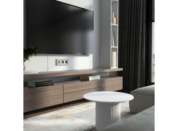 Розетка Ethernet RJ-45 (дымчатый) W1281004