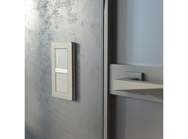 Сенсорный выключатель одноклавишный с подсветкой (дымчатый) W4512014