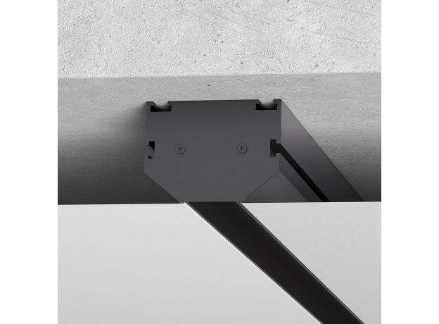 Slim Magnetic Комплект заглушек для шинопровода в натяжной потолок: торцевая и внутренняя черный 85233/00