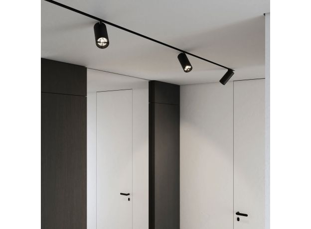 Slim Magnetic Трековый светильник 13W 4000K Kars черный 85524/01