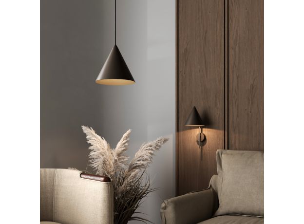 Светильник настенный 11088 CONO BROWN