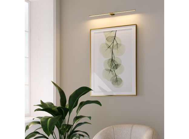 Светильник настенный поворотный светодиодный Luar 600 латунь 3000К 40125/LED