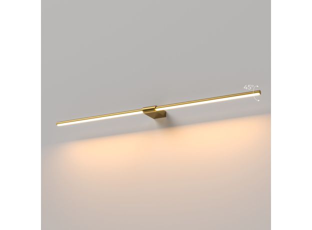 Светильник настенный поворотный светодиодный Luar 900 латунь 3000K 40153/LED