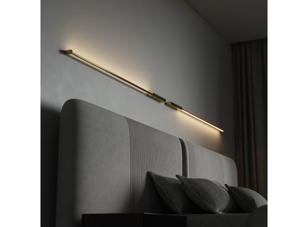 Светильник настенный светодиодный Alto LED 3000K латунь 40133/LED