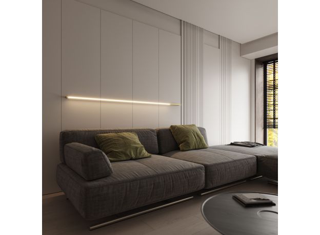 Светильник настенный светодиодный Alto LED 3000K латунь 40134/LED