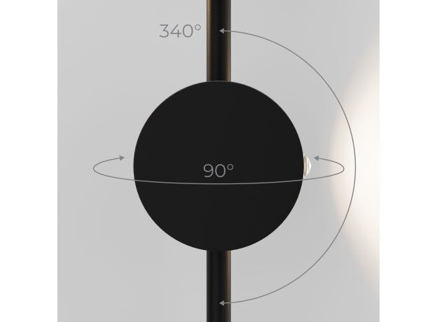 Светильник настенный светодиодный Illume черный 4000K 40154/LED