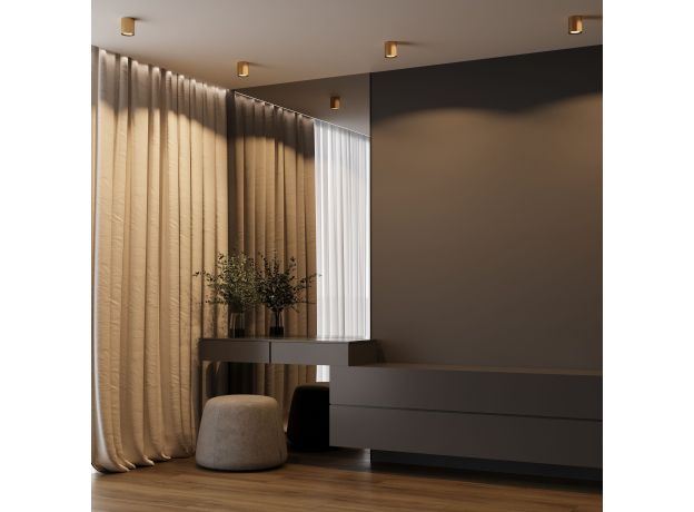 Светильник потолочный светодиодный Primo 12W 3000K латунь 25116/LED