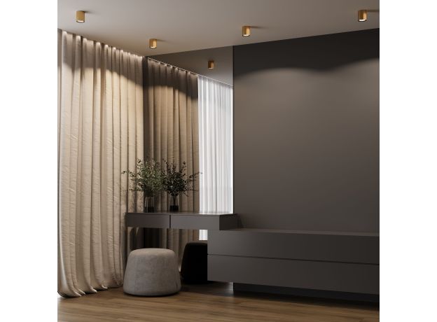 Светильник потолочный светодиодный Primo 12W 4000K латунь 25116/LED