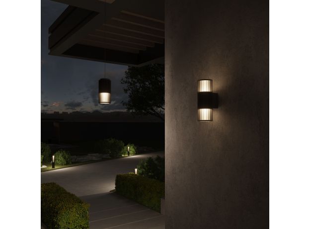 Светильник садово-парковый Entero 12W черный 35189/W