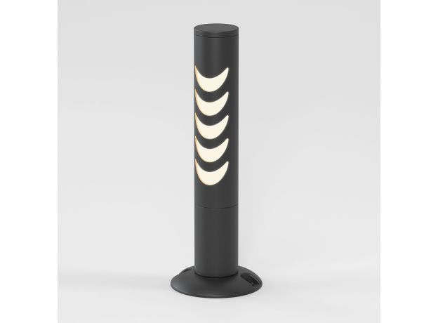 Светильник садово-парковый Smile 6w 3000K черный 35188/S