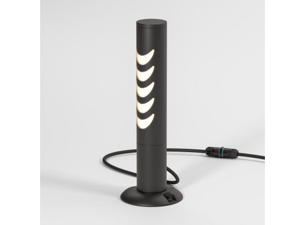 Светильник садово-парковый Smile 6w 3000K черный 35188/S