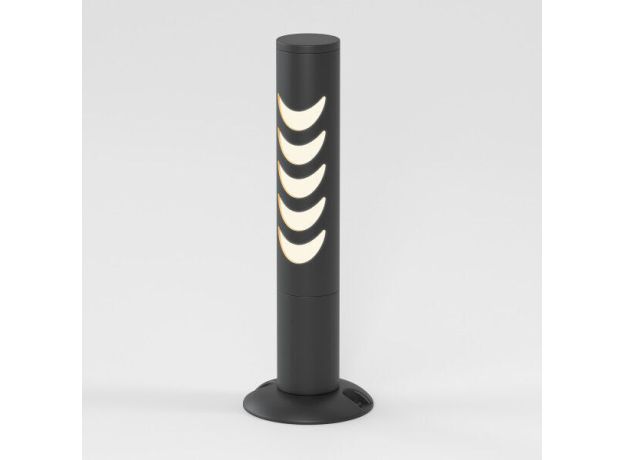 Светильник садово-парковый Smile 6w 3000K черный 35188/S