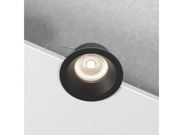 Светильник встраиваемый Andi GU10 черный IP44 25061/01