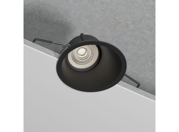 Светильник встраиваемый Side GU10 черный 25059/01