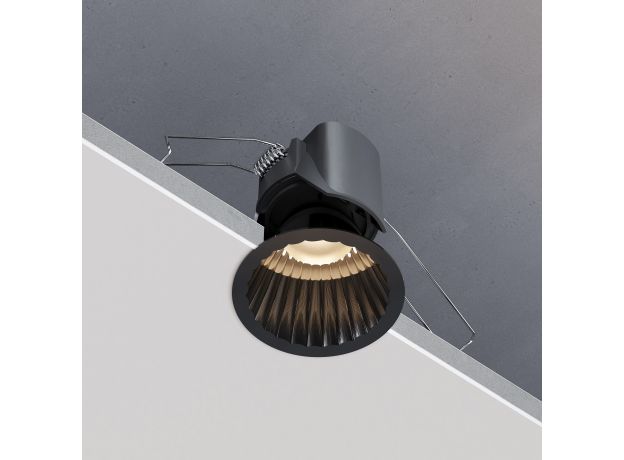 Светильник встраиваемый светодиодный Arco 12W 3000K черный жемчуг IP44 15274/LED