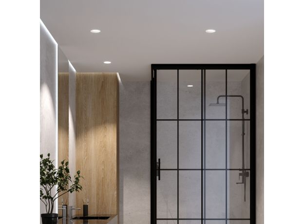 Светильник встраиваемый светодиодный Arco 12W 4000K белый IP44 15274/LED