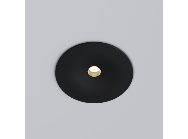 Светильник встраиваемый светодиодный Binnie 12W 3000K черный 15275/LED