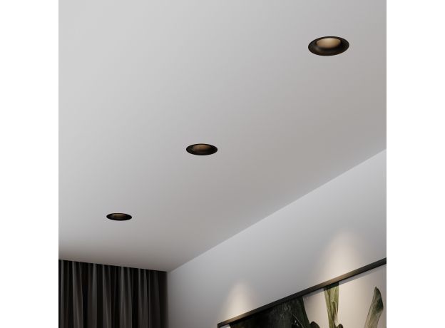 Светильник встраиваемый светодиодный Bliss 15W 4000K черный 25070/LED