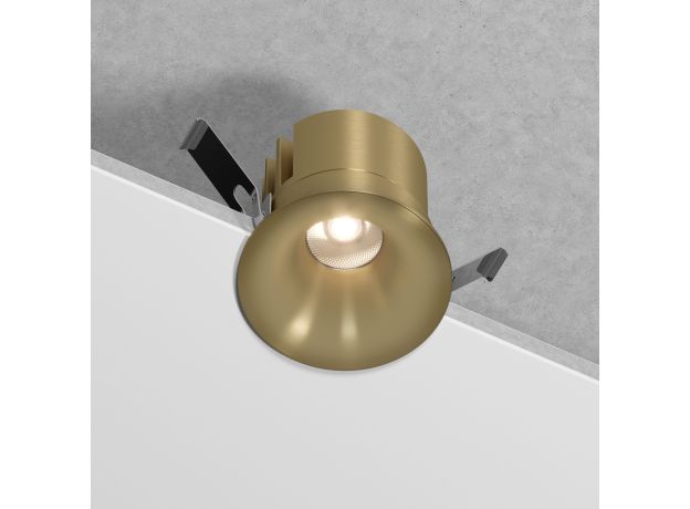 Светильник встраиваемый светодиодный Bliss 15W 4000K латунь 25070/LED