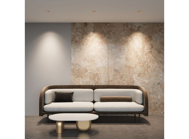 Светильник встраиваемый светодиодный Bliss 15W 4000K латунь 25070/LED