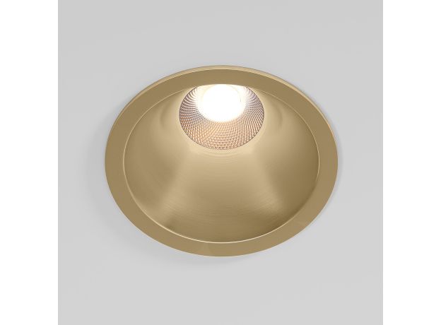 Светильник встраиваемый светодиодный Forte 15W 4000K латунь 25071/LED
