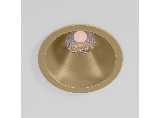 Светильник встраиваемый светодиодный Forte 15W 4000K латунь 25071/LED