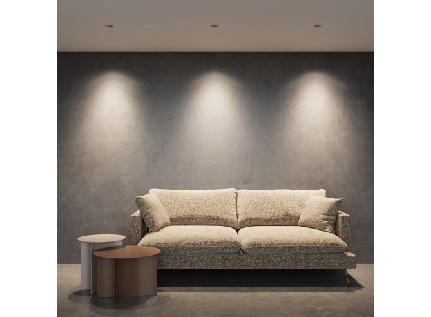 Светильник встраиваемый светодиодный Forte 15W 4000K латунь 25071/LED