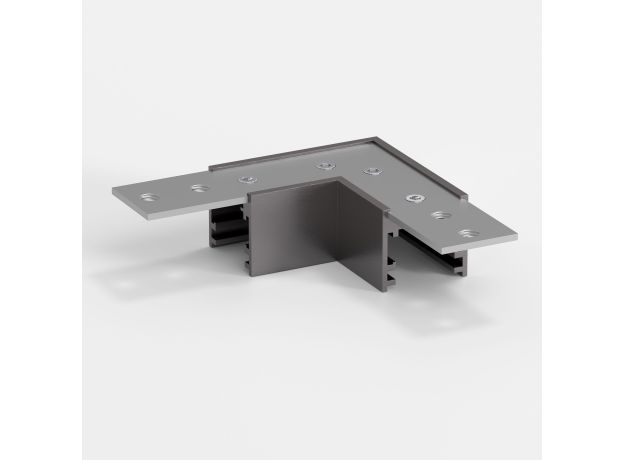 Titan Line Коннектор угловой для накладного шинопровода титан 85224/00