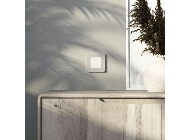 Умный сенсорный выключатель двухклавишный (дымчатый) W4523641