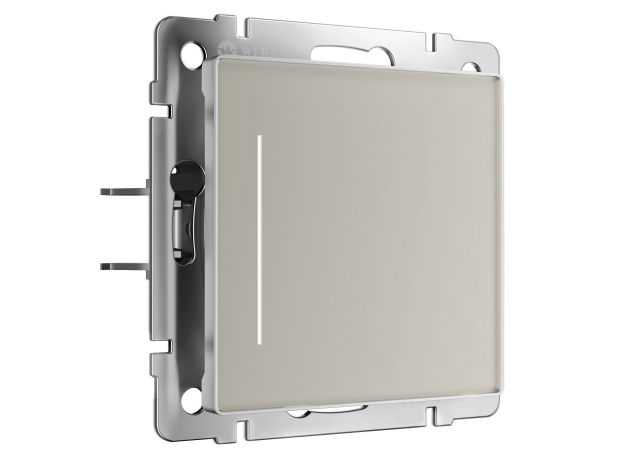 Умный сенсорный выключатель одноклавишный (дымчатый) W4513641
