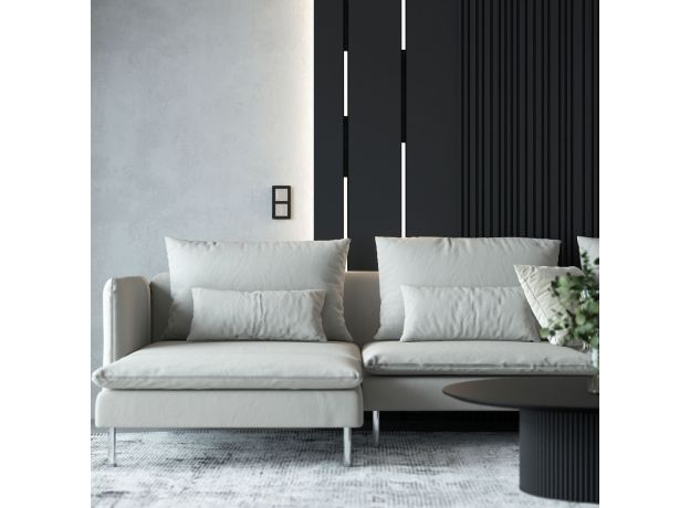 Умный сенсорный выключатель одноклавишный (дымчатый) W4513641