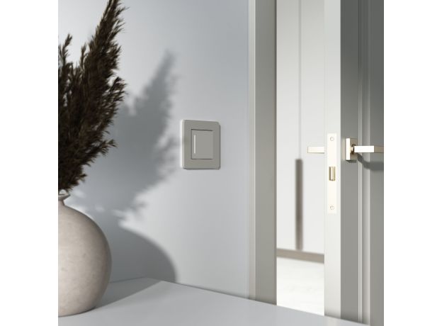 Умный сенсорный выключатель одноклавишный (дымчатый) W4513641