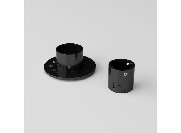 Встраиваемое крепление для круглого гибкого неона Full light черный FL 2860