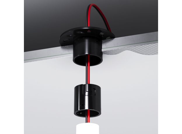 Встраиваемое крепление для круглого гибкого неона Full light черный FL 2860