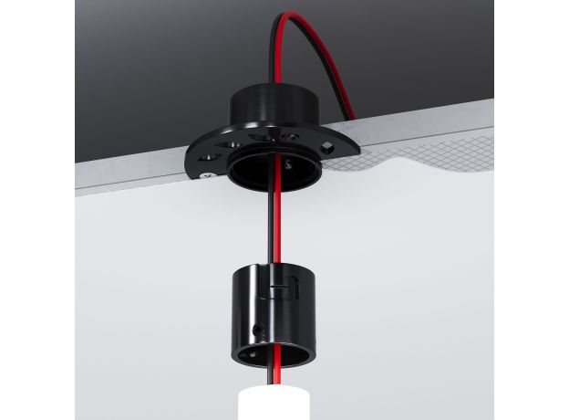 Встраиваемое крепление для круглого гибкого неона Full light черный FL 2860