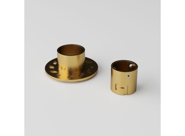 Встраиваемое крепление для круглого гибкого неона Full light латунь FL 2860