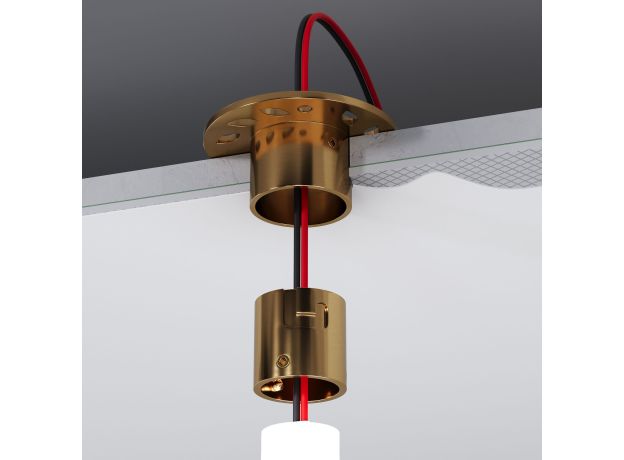 Встраиваемое крепление для круглого гибкого неона Full light латунь FL 2860