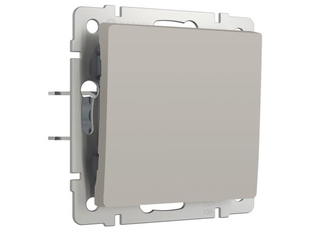 Выключатель одноклавишный проходной (дымчатый) W1212004