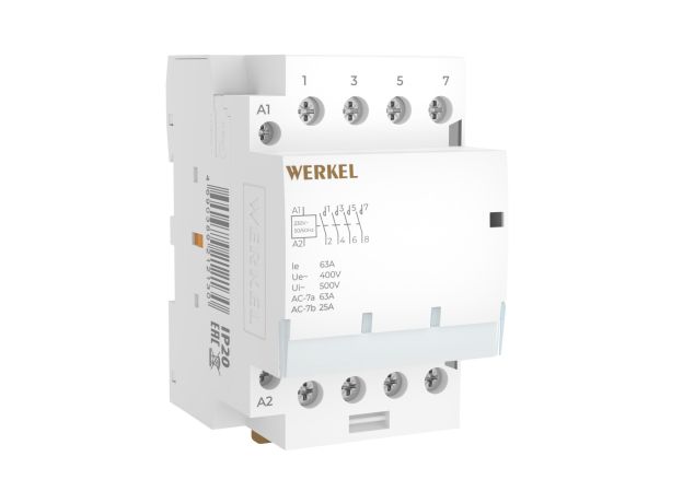 W943M63O/ Контактор модульный 63 A 4NO (3 мод.) W943M63O