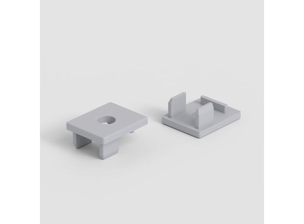 Заглушки для встраиваемого алюминиевого профиля для подсветки ступеней LL-2-ALP025 (2 шт.) ZLL-2-ALP025