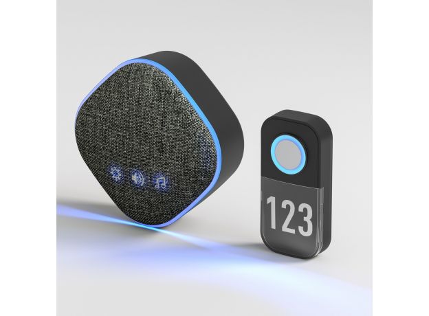 Звонок беспроводной 36M IP20 DBQ29M WL черный