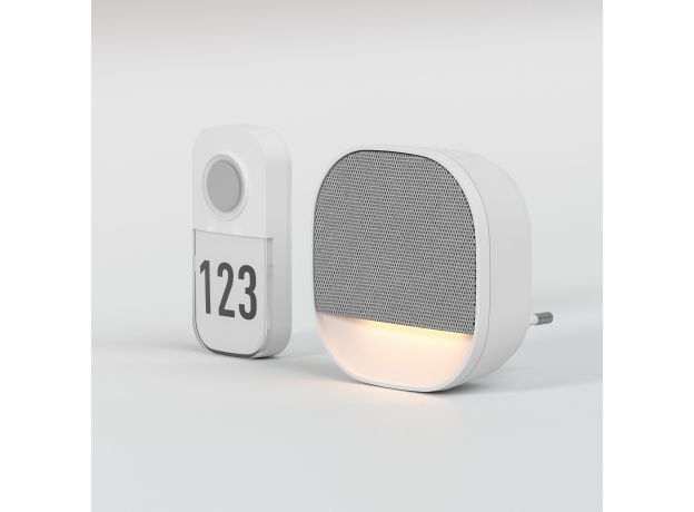 Звонок беспроводной 36M IP20 DBQ30M WL белый